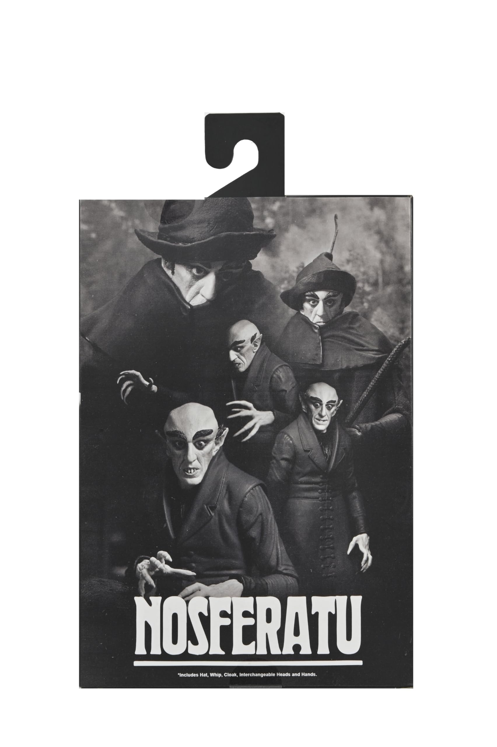 NECA Nosferatu- Figura de acción a Escala de 7 Pulgadas - Ultimate Count Orlok (B&W) | Nosferatu - Figura de acción Ultimate de 7 pulgadas - Count Orlok en blanco y negro