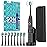 Rtauys S5 Sweeping Electric Toothbrush - Rechargeable Electric Toothbrushes with 8 Heads, Power Electric Toothbrush with Holder, 2.5 Hours Charge for 45 Days Battery Life - Black