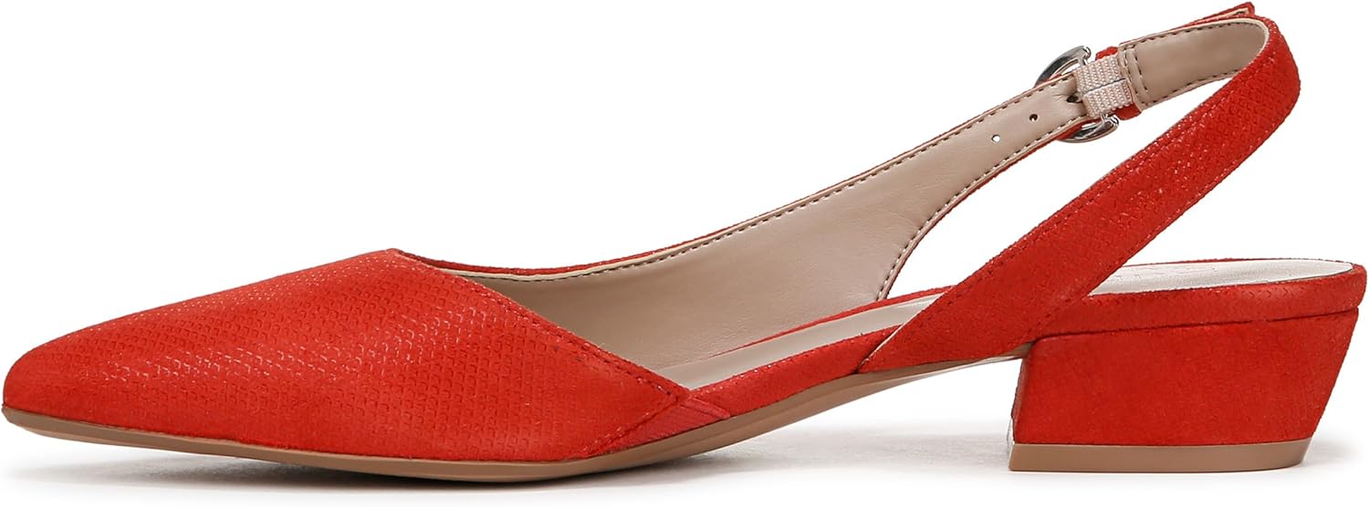 Naturalizer Womens Banks Pump Maserati Red Suede 11 W - Image 9