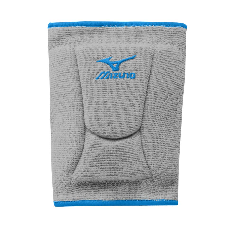 Mizuno Lr6 Highlighter Kneepad, Grey/Diva Blue, Small