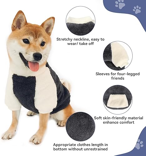 Miniatura 2 de Suéter de invierno suave y cálido para perros pequeños, esponjoso, elástico, para perros pequeños, talla S