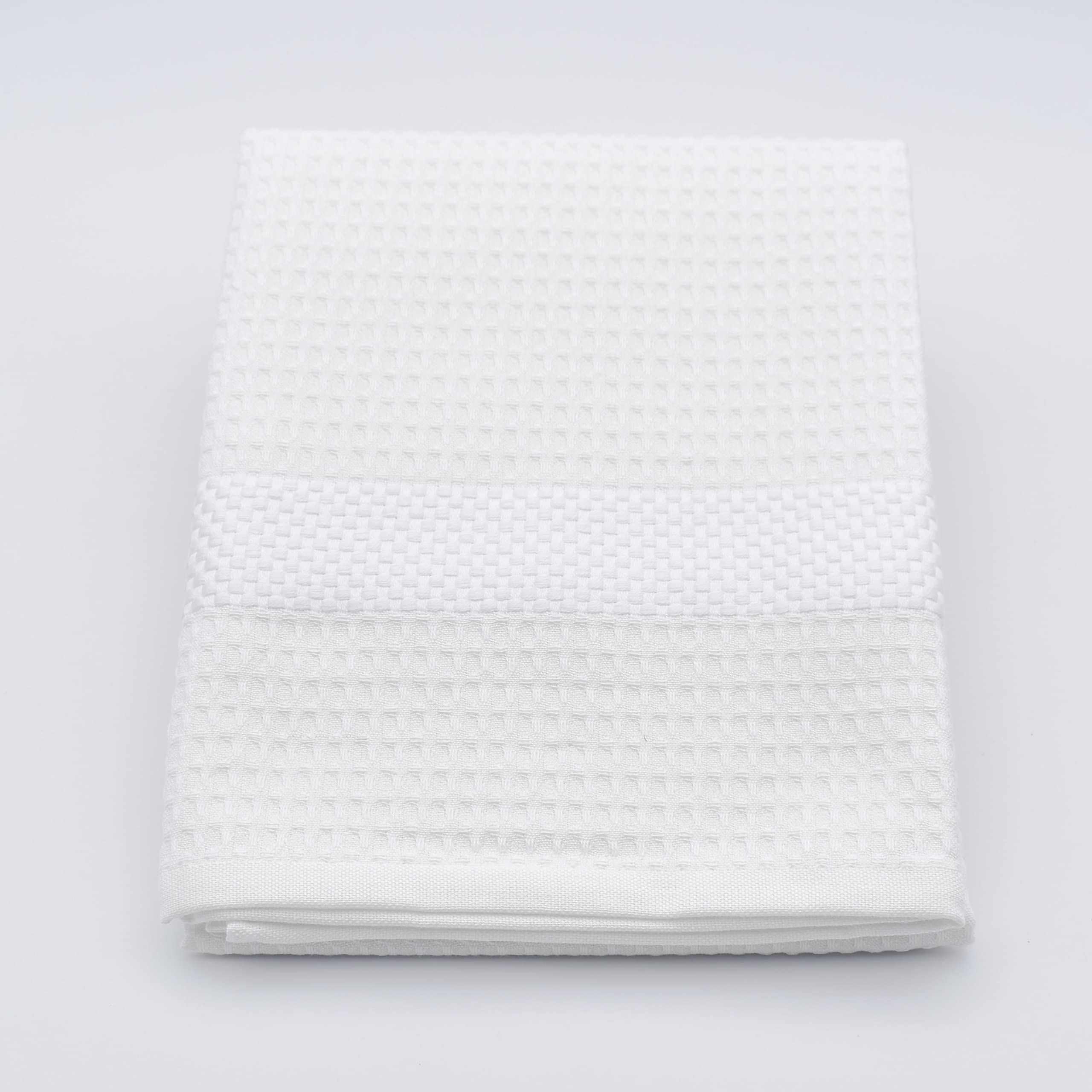 Gabel Asciugamani Golf Nido d ape Bianco Coppia 60x100 40x60
