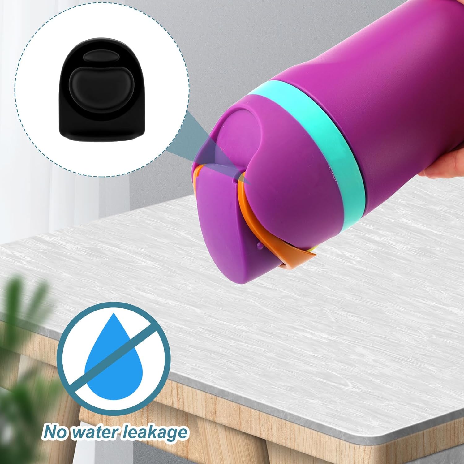 BOXOB 8pcs Water Bottle Lid Stopper Replacement for Owala, 8 Colors Silicone Bottle Spout Mouth Cap Stopper Rubber Seal Gasket Plug Accessories Parts for Owala FreeSip 24/32oz - Image 7