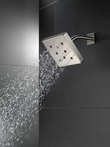 Miniatura 10 de Delta FAUCET 52171-SS-PR - Cabezal de ducha universal con componentes de ducha, Lumicoat Inoxidable