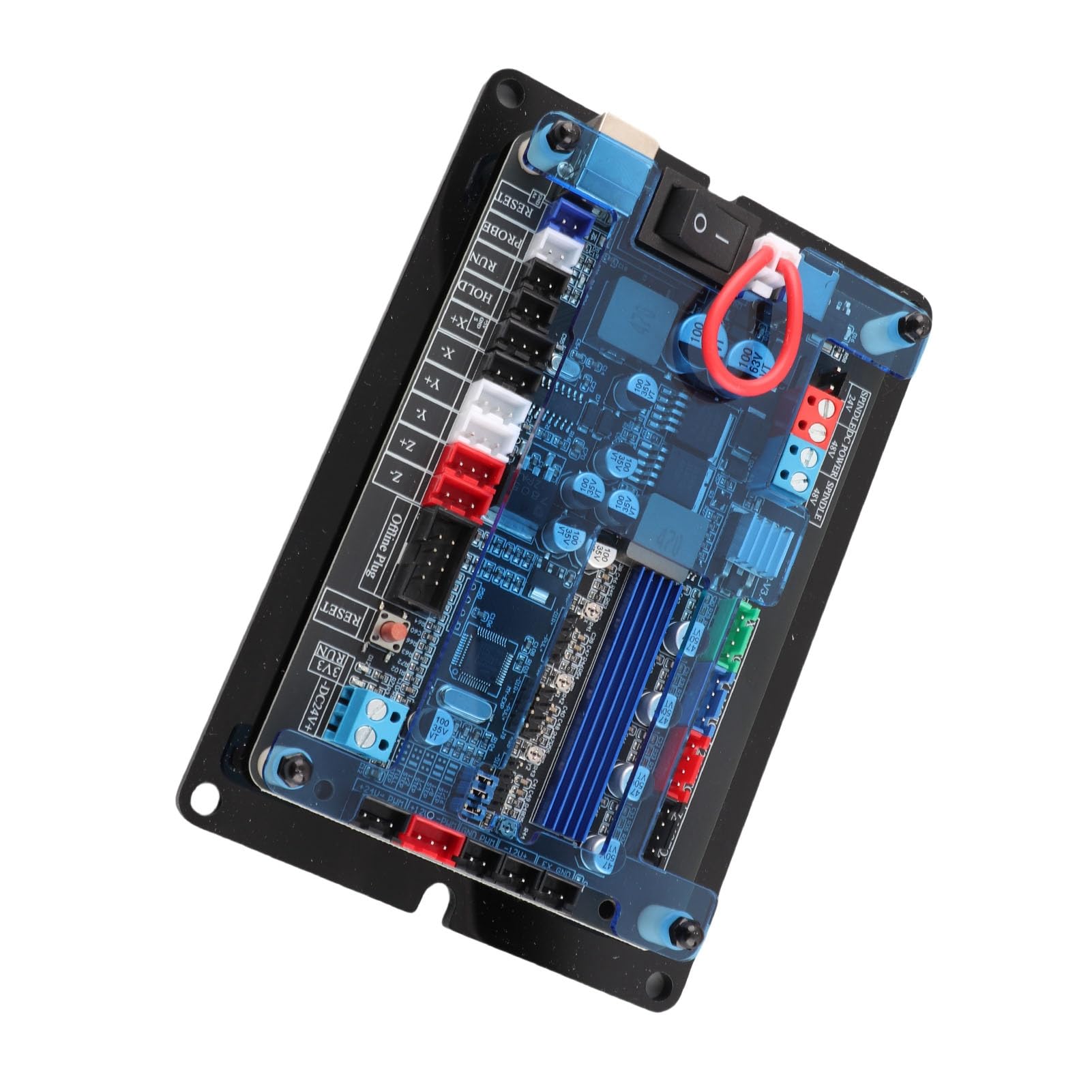 FTVOGUE Tablero Controlador GRBR de 32 Bits 3 Ejes CNC CNC Paseador del Motor del Motor Paso a Paso con la Unidad de Ejes de Doble Y para la Máquina de Grabado de la Carpintería