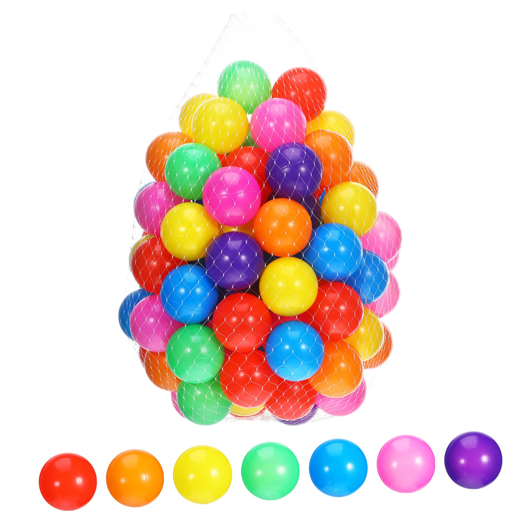 Gatuida Bolas Piezas 100 de Plástico Oceánicas Redondas para Niños