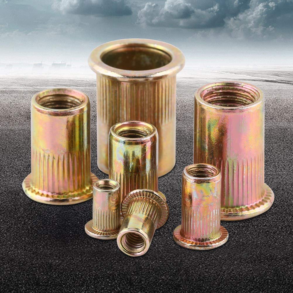 Leatikall ﻿ Rivet Nut, M3-M12 Carbon Steel Flat Threaded - View #11