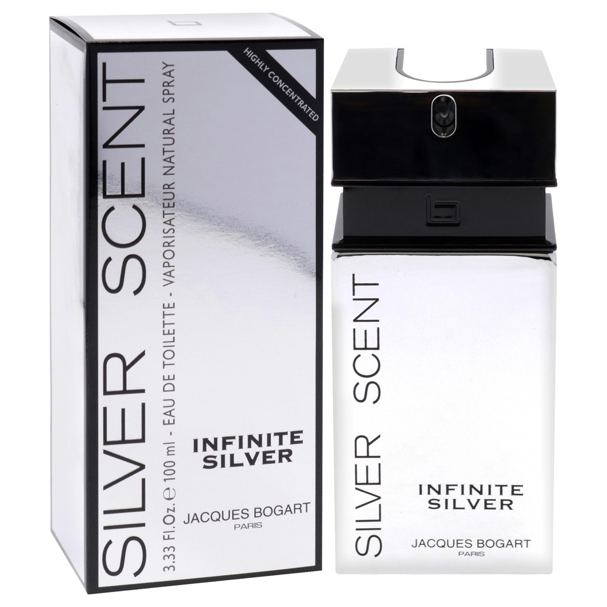 Jacques Bogart - Silver Scent Infinite Silver - Agua de colonia para hombre - Vaporizador 100 ml