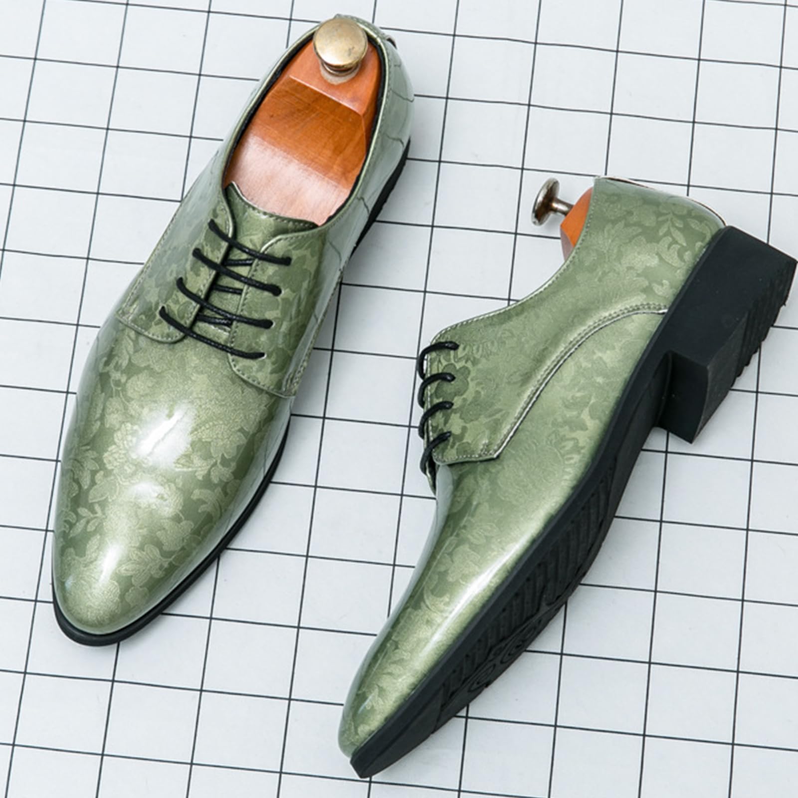 Scarpe Formali da Uomo Stringate a Punta Scarpe Oxford in Pelle | Antiscivolo Casual Bassa comodi Classico Eleganti Business Festa ufficio