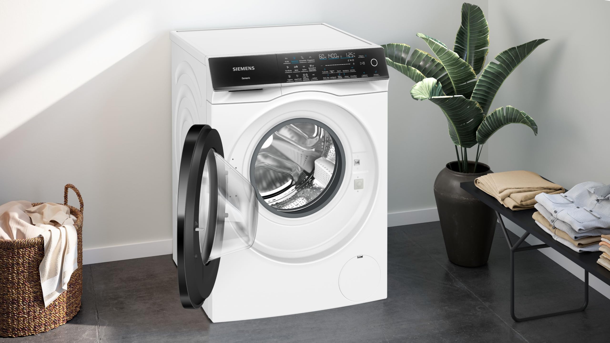 Siemens iQ700 WN54C2070 Waschtrockner 9 kg Waschen 6 kg Trocknen 1400 UpM Antiflecken-System smartFinish varioSpeed autoDry