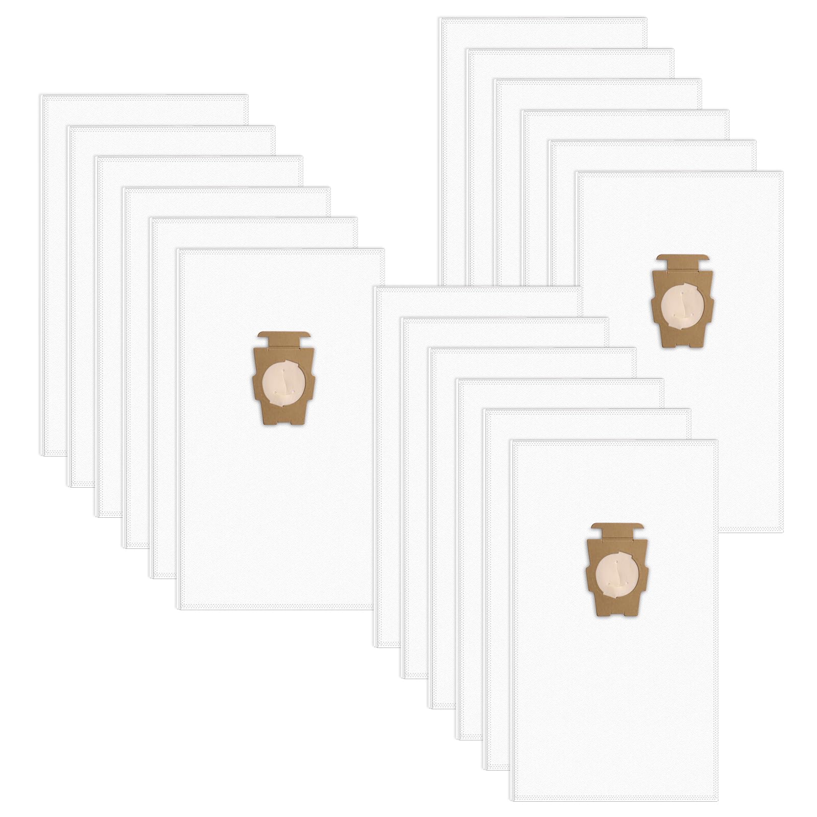 18 Pack F Style HEPA Bags Compatible with Kirby, Micron Magic Vacuum Cleaner Bags Fit for Kirby Avalir/Sentria/Ultimate G Series Models Replaces