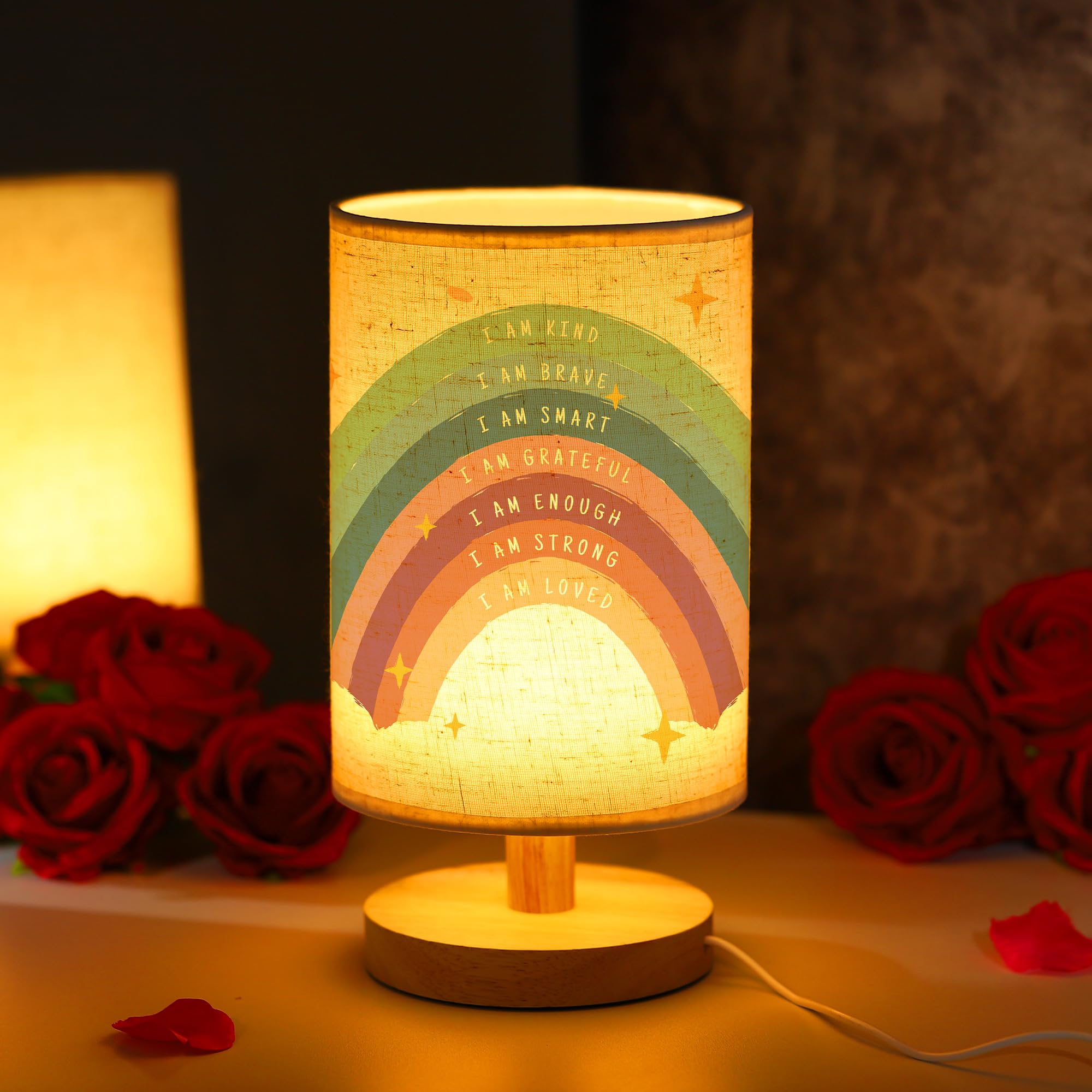 TURMTF Daughter Gifts from Dad - Gifts for Daughter from Dad, Birthday Gifts for Adult Daughter,Table Lamp Father to Daughter Gifts for Birthday Anniversary Wedding Gifts (Rainbow) โ image 1