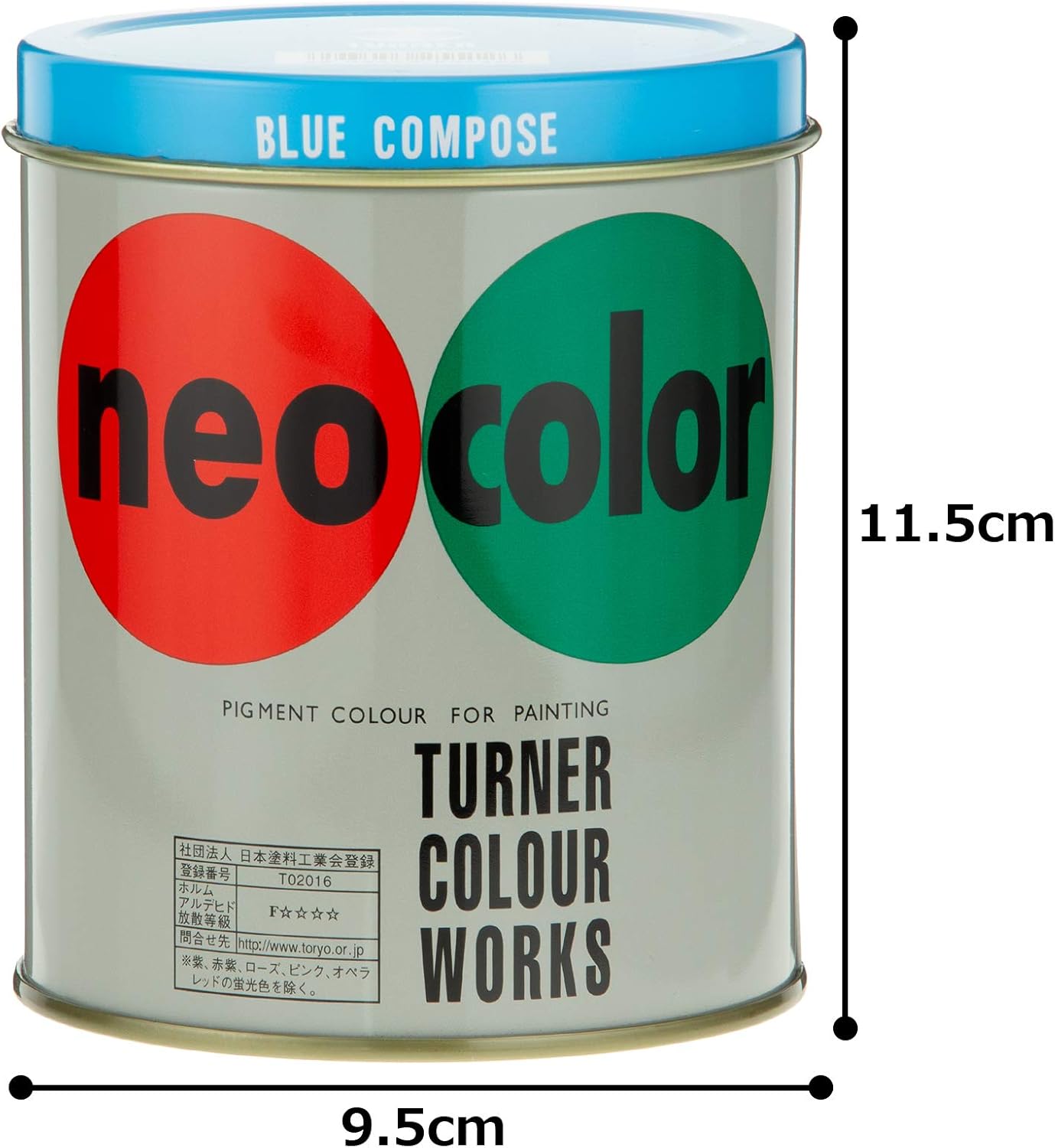 Turner NC60012 Acrylic Paint, Neo Color, Sky, 20.3 fl oz (600 ml)