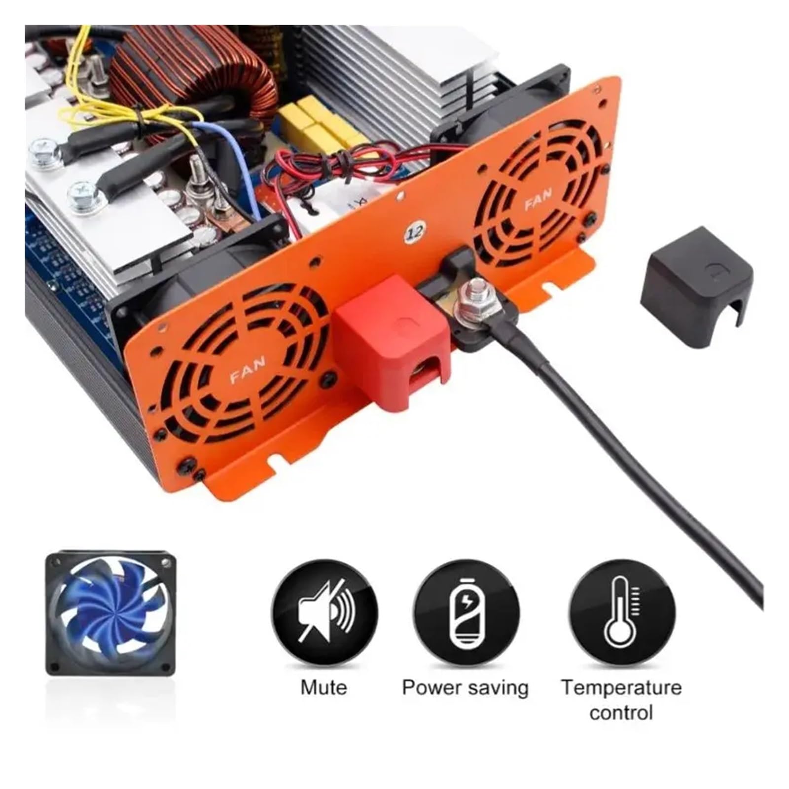 Inwertery, Falownik 24 V Czysta Fala 4000 W 5000 W Transformator 12 V Do Zasilacza Samochodowego(5000w,24V)