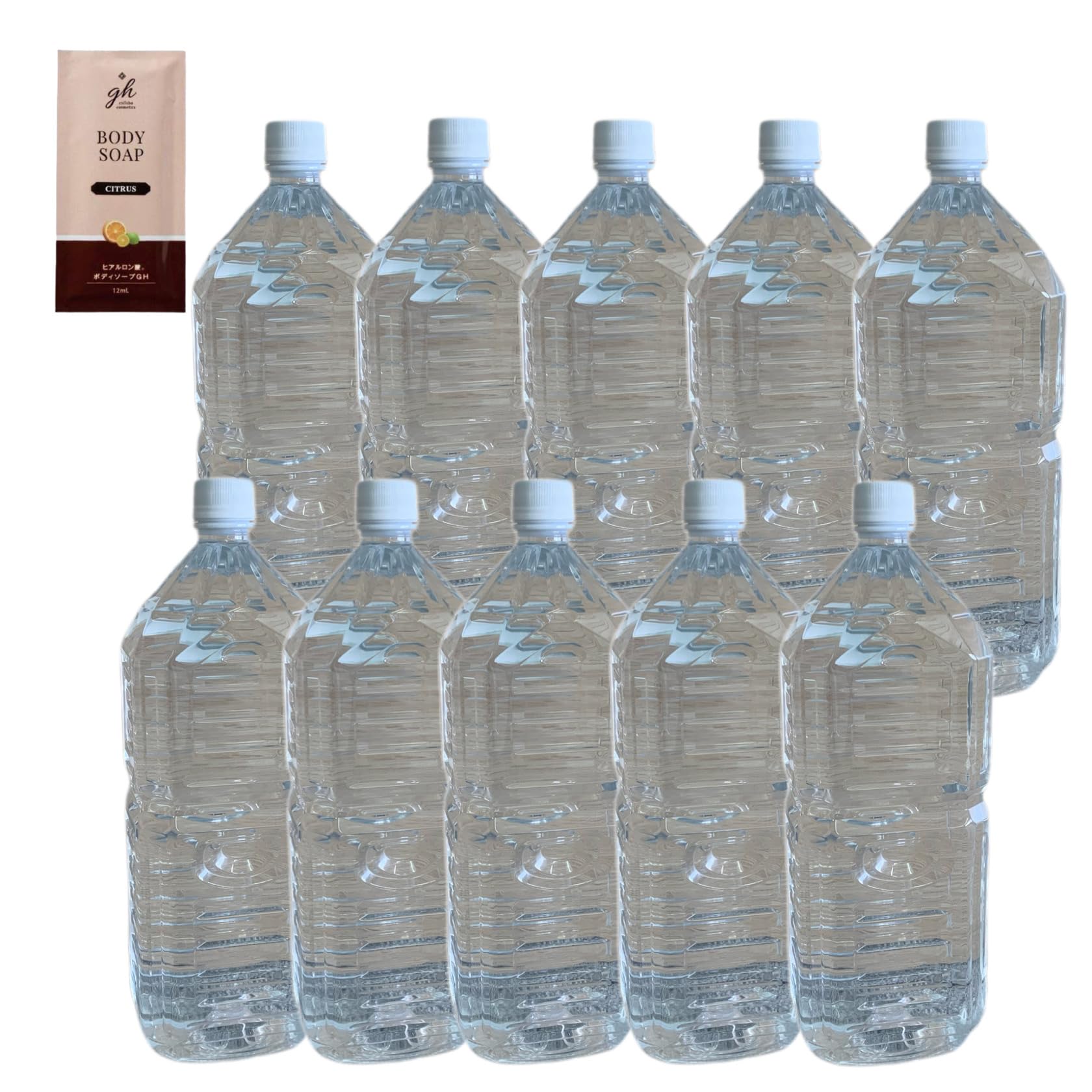 (10 флаконов + оригинальное мыло для тела) Value Clear Lotion, ПЭТ-бутылка объемом 2 л, Мягкий, Коммерческий лосьон, Для мужчин, женщин, Желе для смазывания, Лосьон для массажа, Слизистый (2 л x 10 флаконов, Прозрачный [Мягкий 2 л×10], Прозрачный [Мягкий тип], фото 2