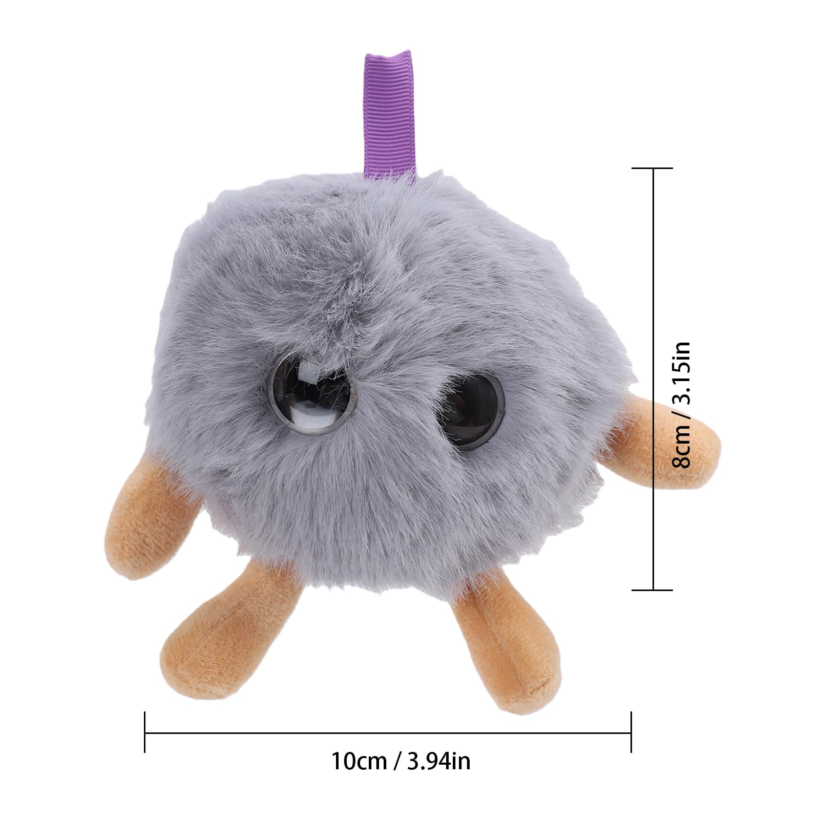 Luocute Animale di Peluche Intelligente AI con 66 Interazioni Vocali Multilingue, Compagno Emotivo, di Ruolo Insegnante Amico Narratore, Clone Vocale per Bambini Altro 3 (GREY)