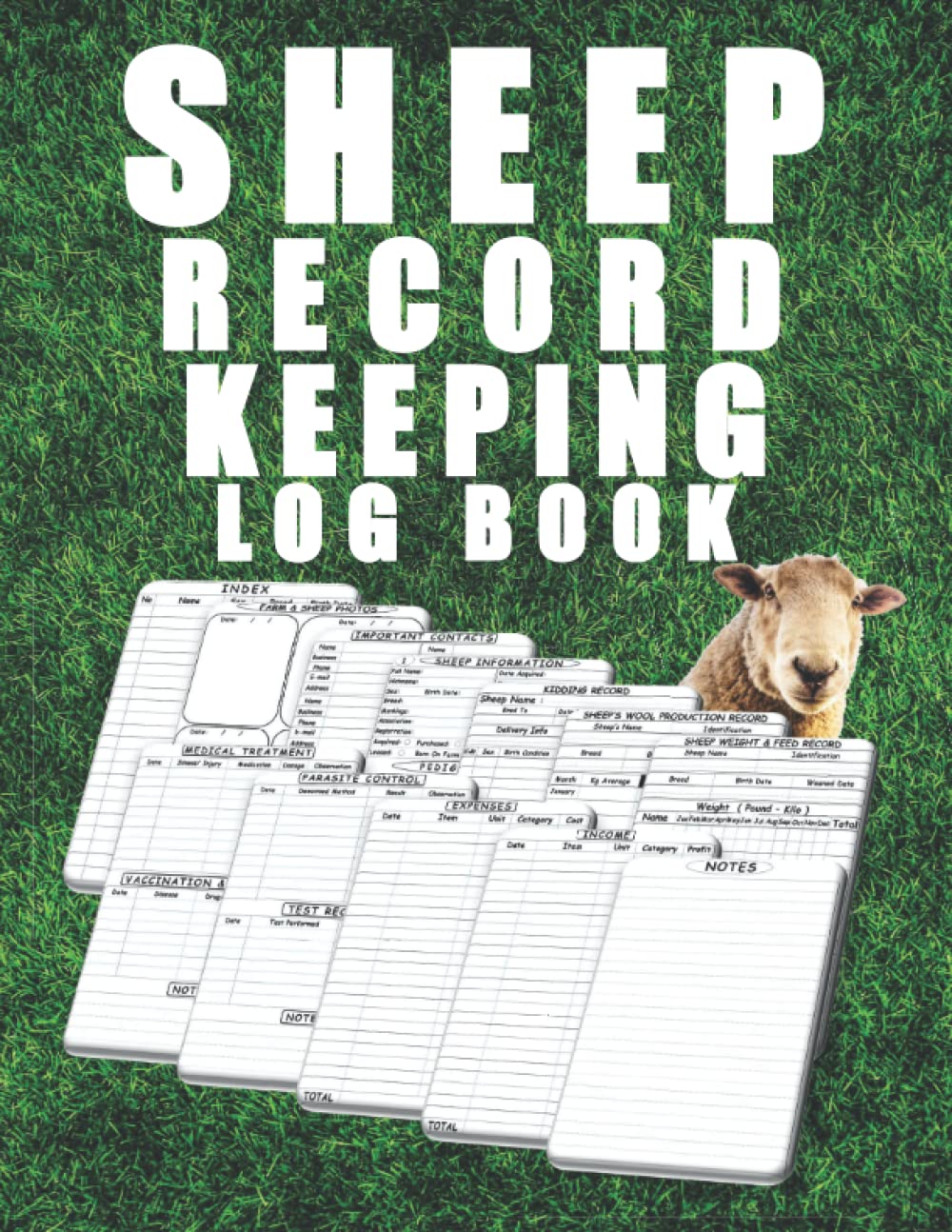 Buy Sheep Record Keeping Log Book Farm Management Organizer and
