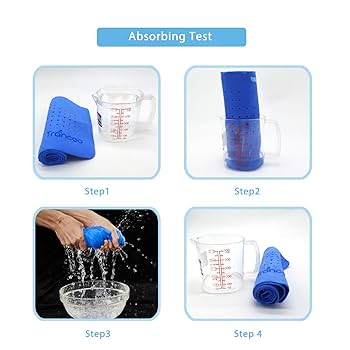 Amazon.co.jp: Trancoo PVA 冷却タオル 6枚パック (33インチ x