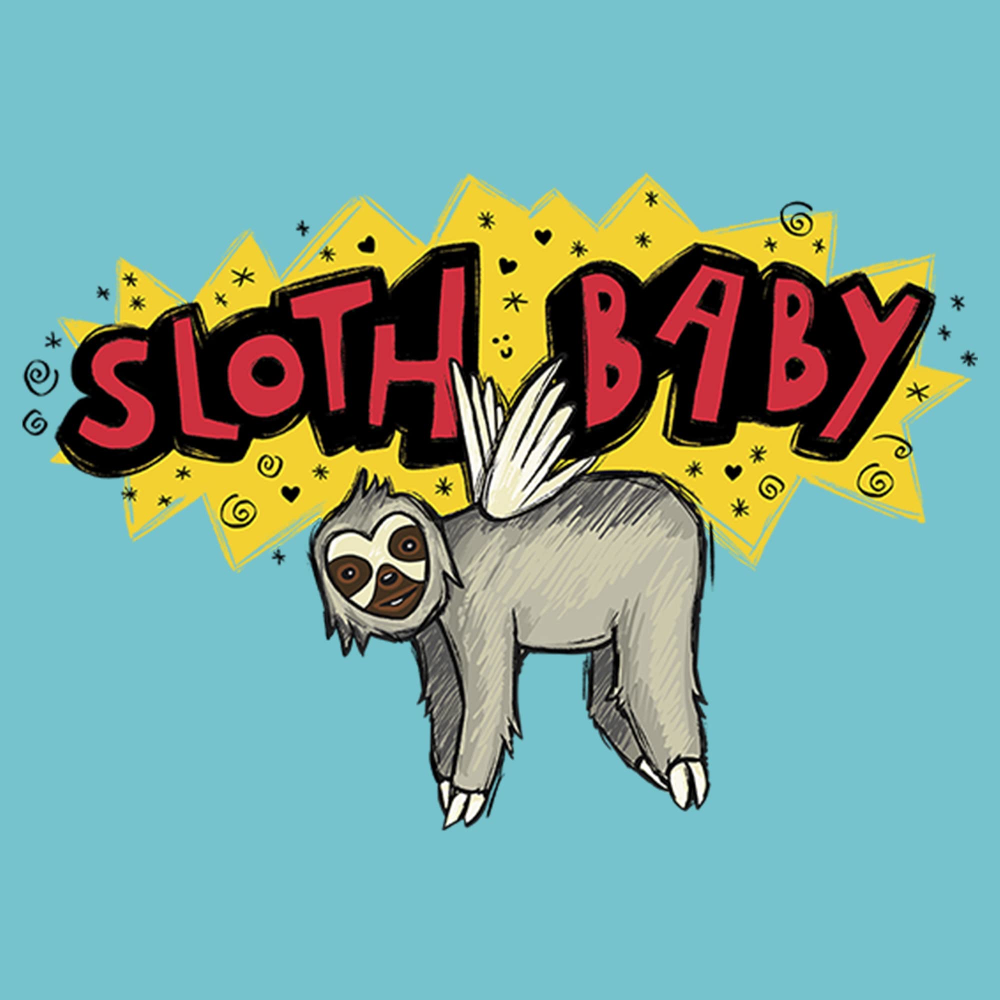 Marvel Ms Sloth - Camiseta de Manga Corta para bebé Camiseta para Niñas
