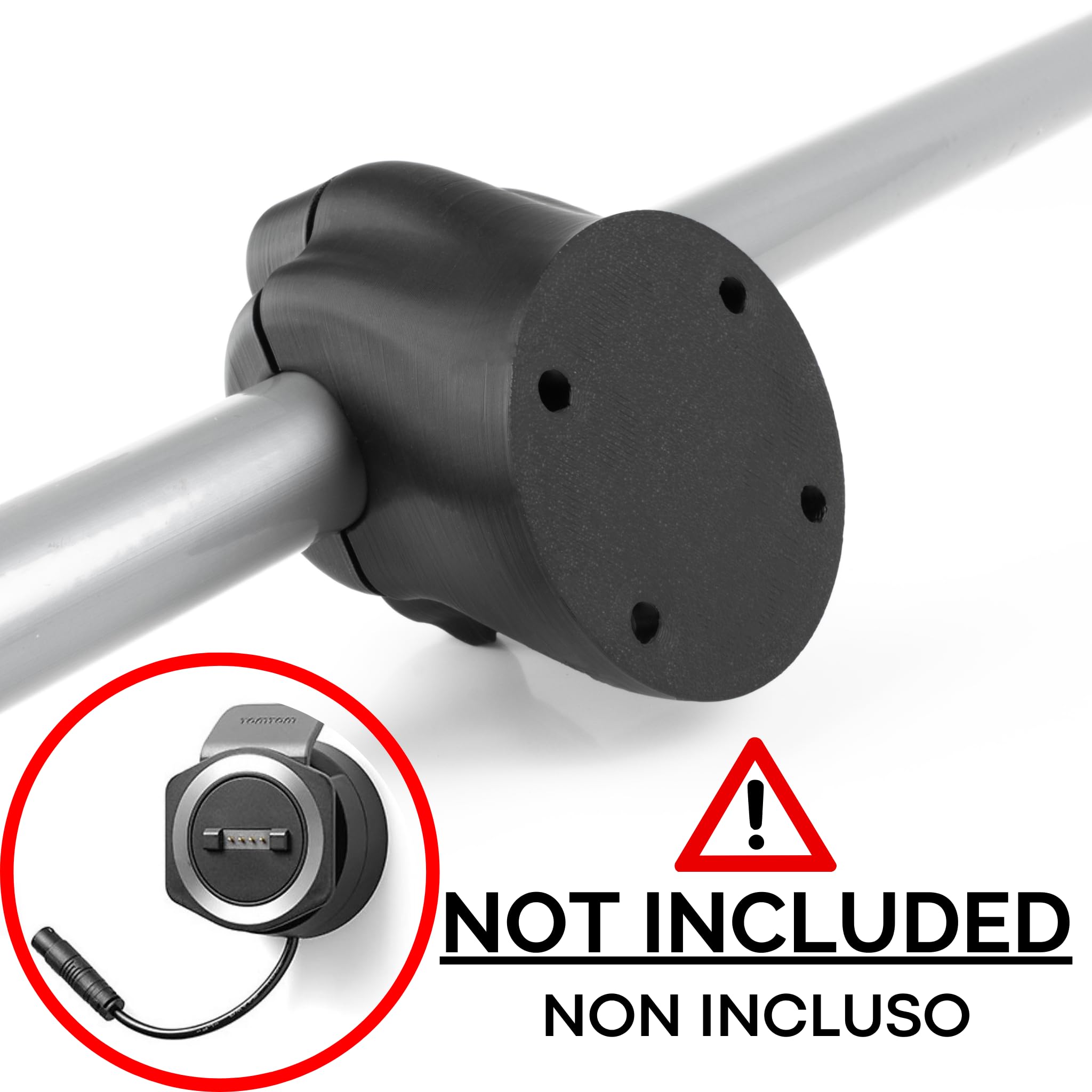 Supporto Sostegno Attacco per TOMTOM RIDER 410/450/550 Staffa manubrio per stazione ricarica compatibile con barre da 22-8mm