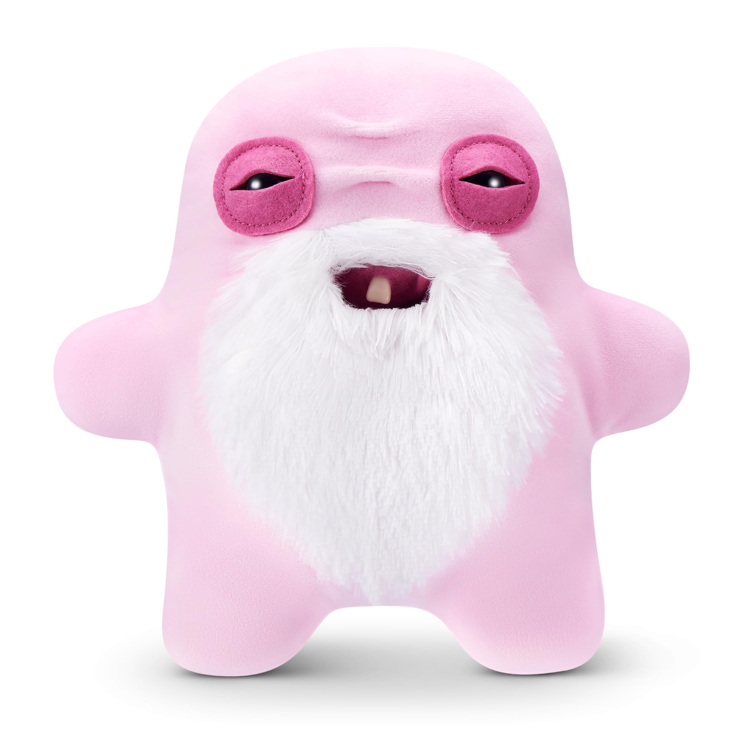 Fuggler Old Fogies 9-Inch Plush Toy (Oogah Boogah) by ZURU, Funny Ugly Monster Stuffed Animal with Human-Like Teeth