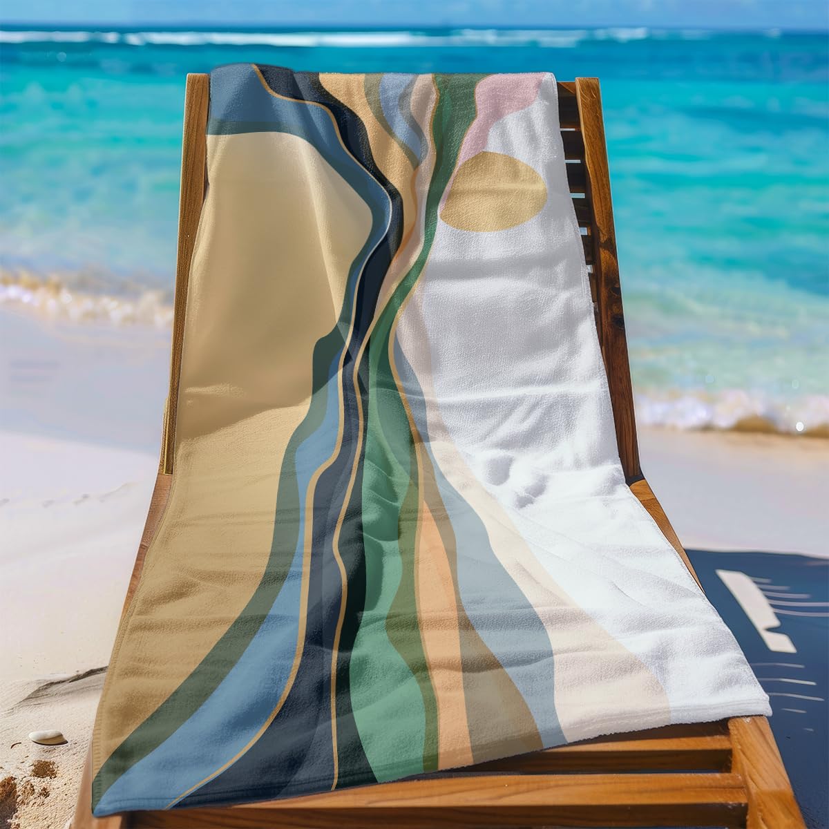 Serviette de Plage Jaune Rose Bleu Serviette de Bain Sport Piscine Toilette Microfibre Piscine Anti Sable Drap de Plage Bain XXL Ultraléger Portable Towel Absorbant Séchage Rapide 200x220cm