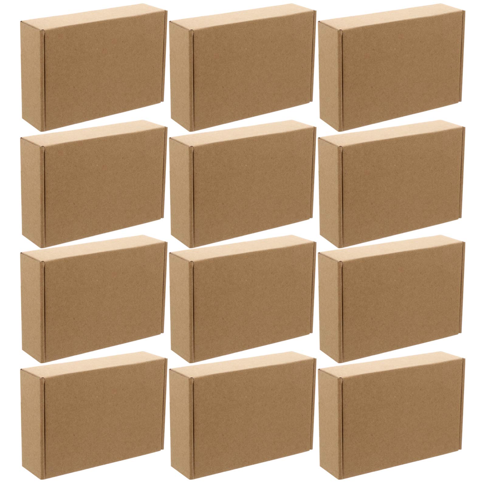 Cabilock 50pièces Boîtes Emballage Carton Ondulé pour Déménagement et Rangement Réutilisables et Résistantes aux Chutes