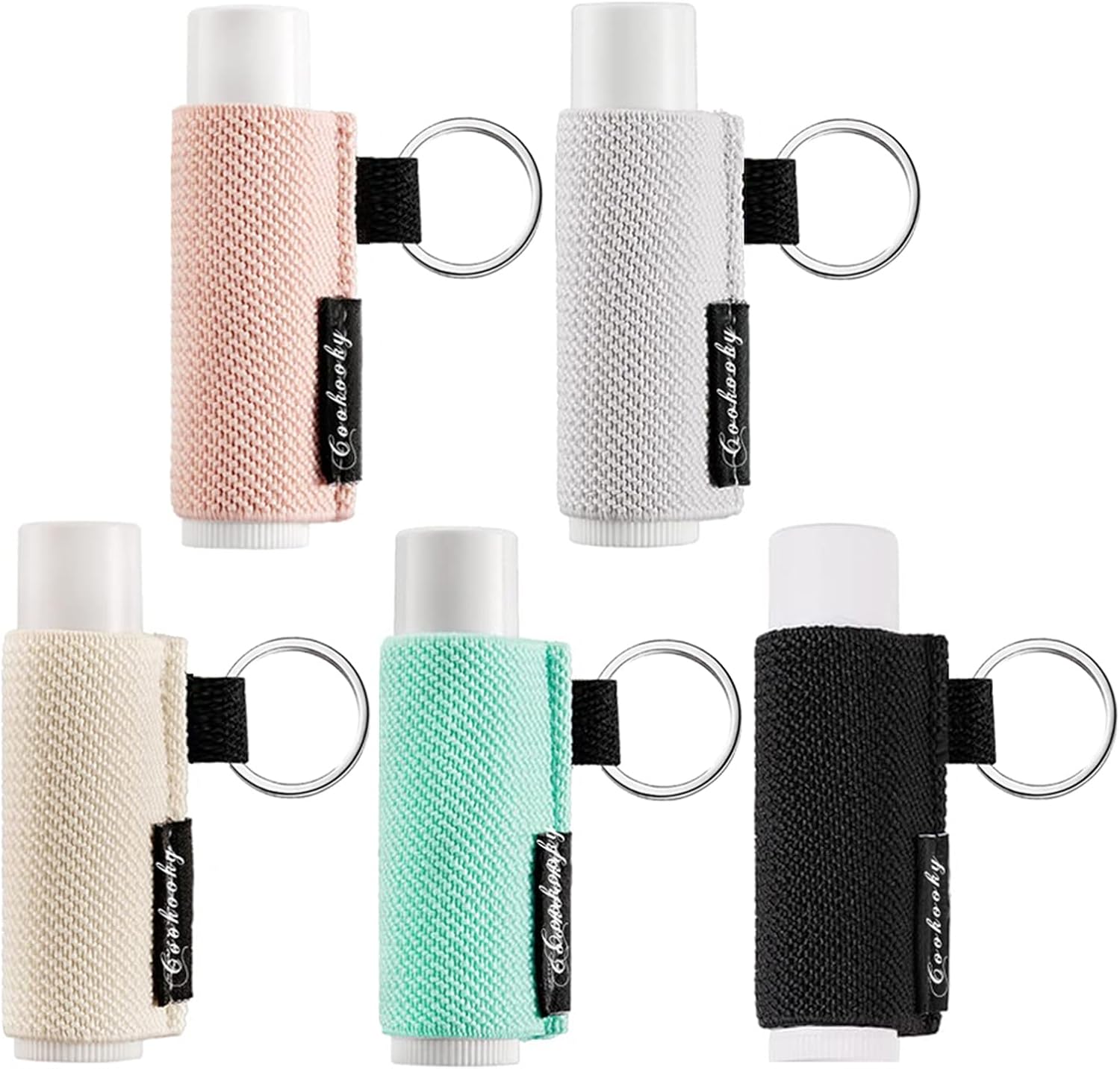 COOKOOKY Chapstick Holder Keychain Cute Minimalist Jordan Ubuy