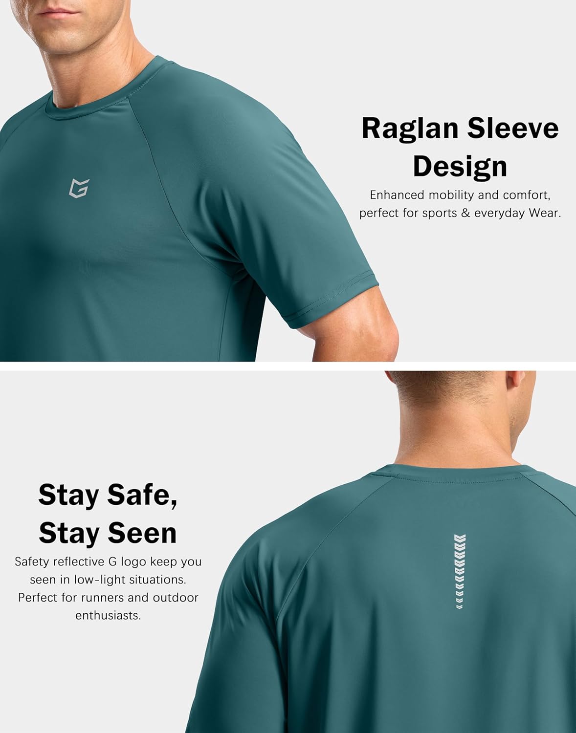 G Gradual Men's Athletic Workout T-Shirts Moisture Wicking Cooling Running Shirts Short Sleeve Performance Tee for Gym Tennis - Image 6