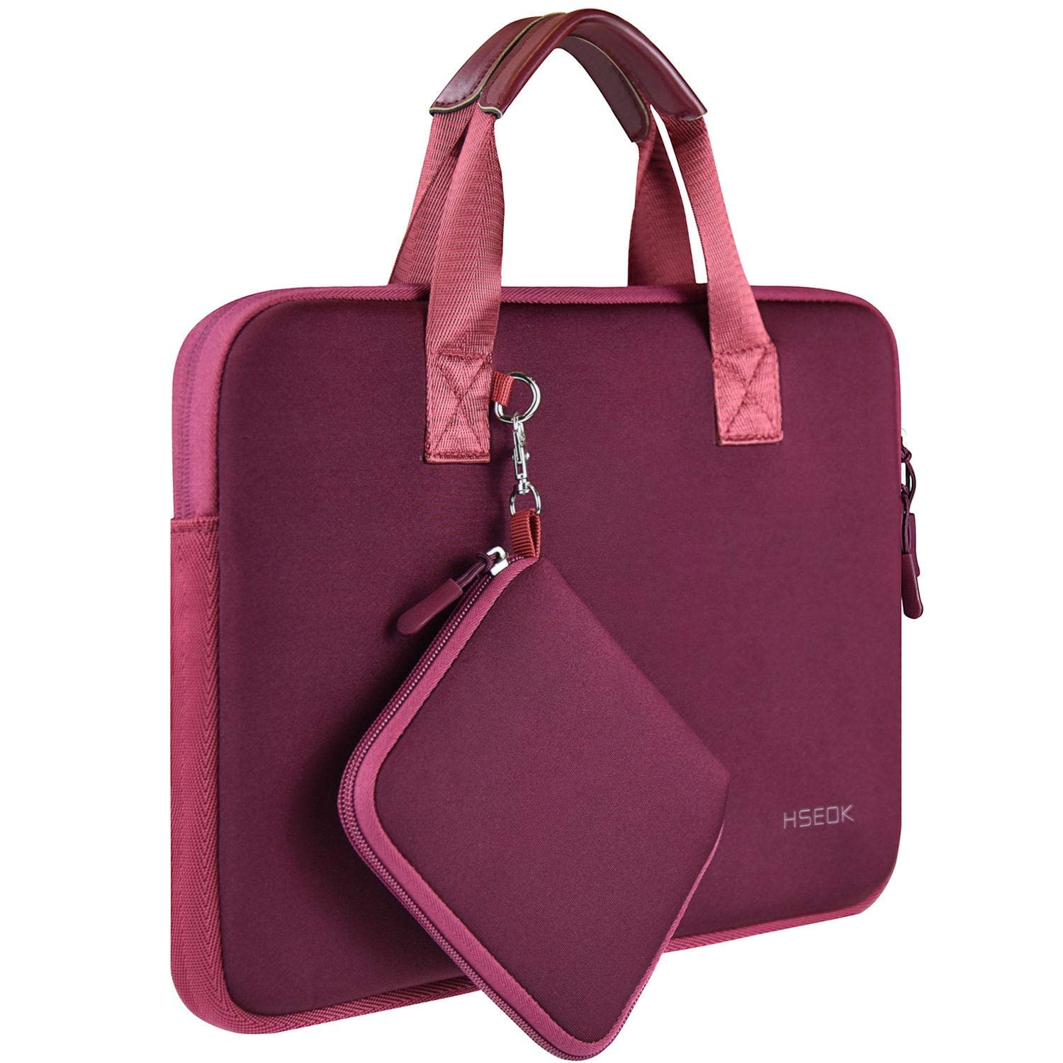 11.6 12.9 13 inch Elastic Laptop Sleeve with Small Pouch Compatible with 13 inch MacBook Air M4/M3/M2/M1, Mac Pro M2/M1, iPad 13 12.9, XPS 13 and Most