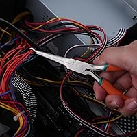 Vista 5 de SPEEDWOX Alicates de agarre de manguera de 5.5 pulgadas, alicates de nariz de anillo, extracción de bujías, herramienta de abrazadera de cable