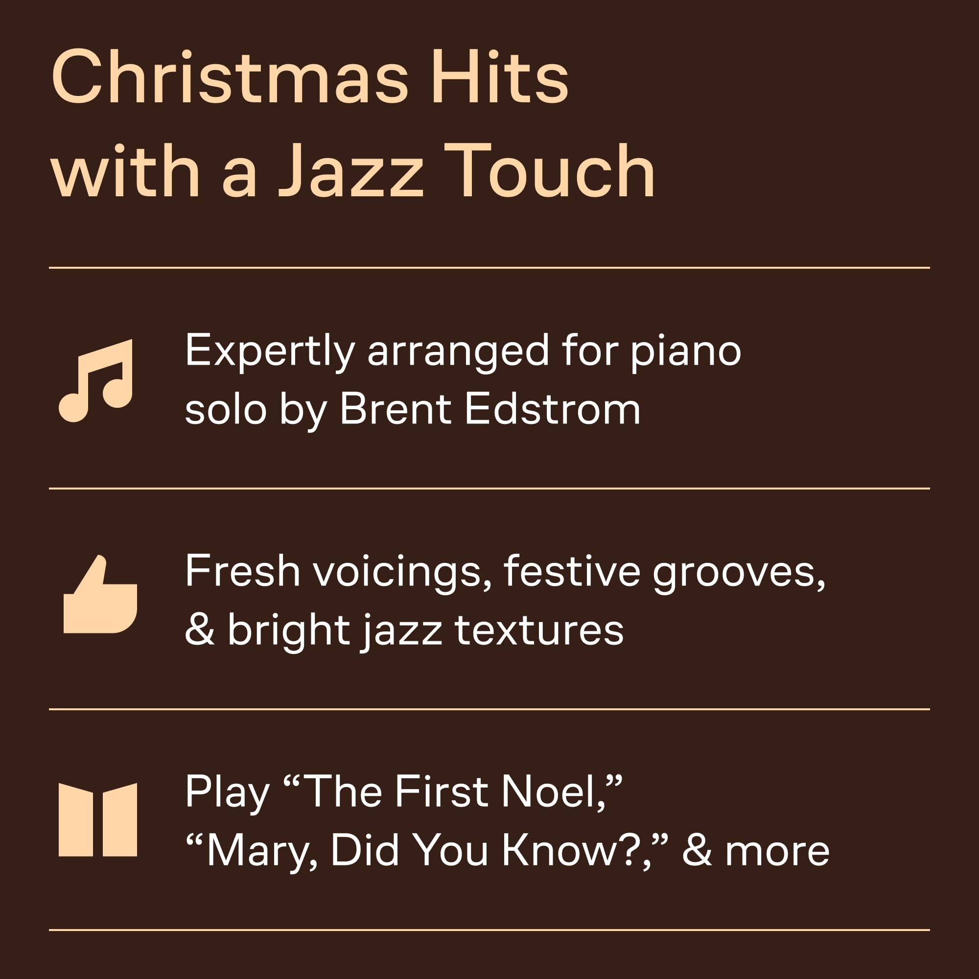 Christmas Classics Jazz Piano Solos Series Vol. 61
