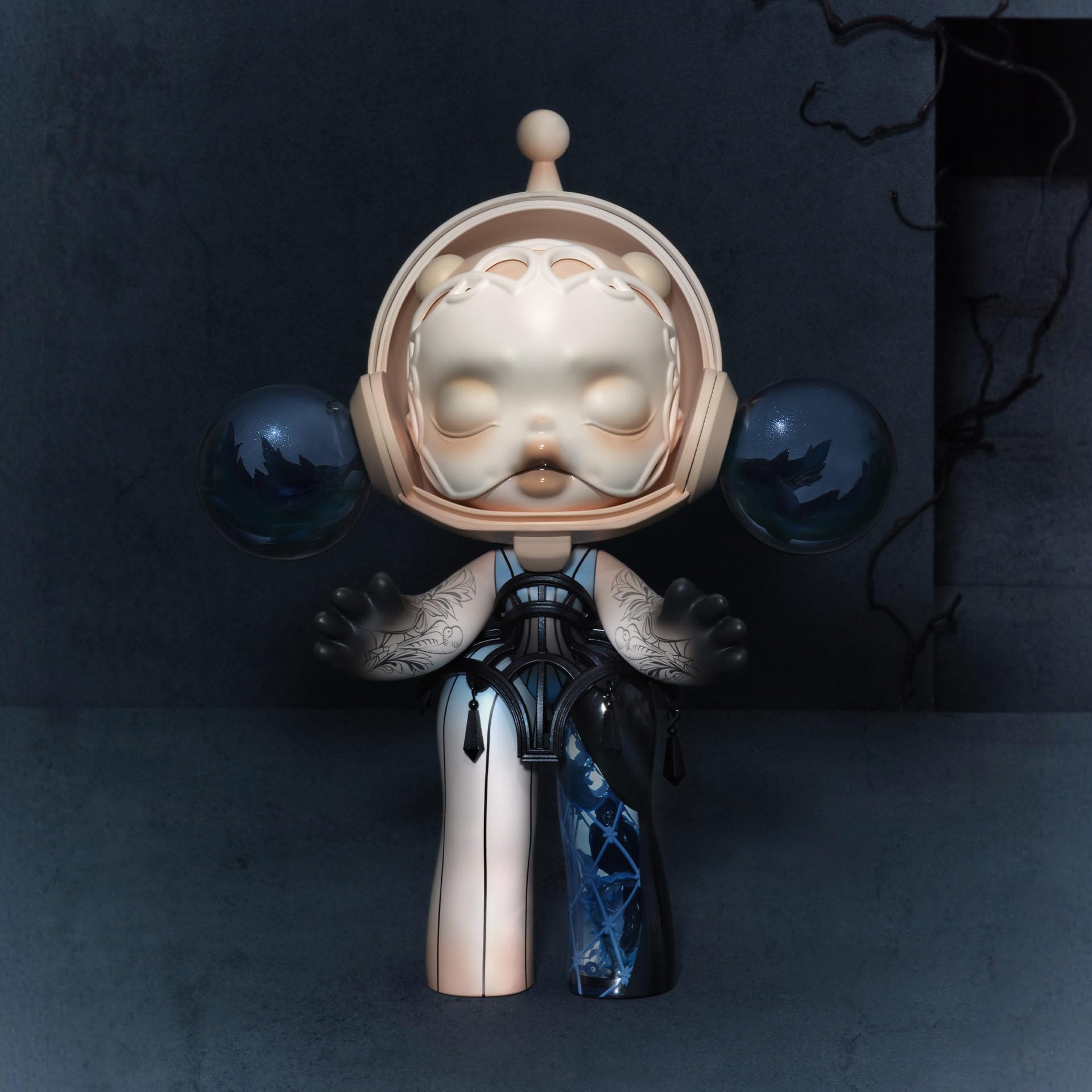 POP MART MEGA α SKULLPANDA 400% Guo Pei-Alternate Universe 33cm