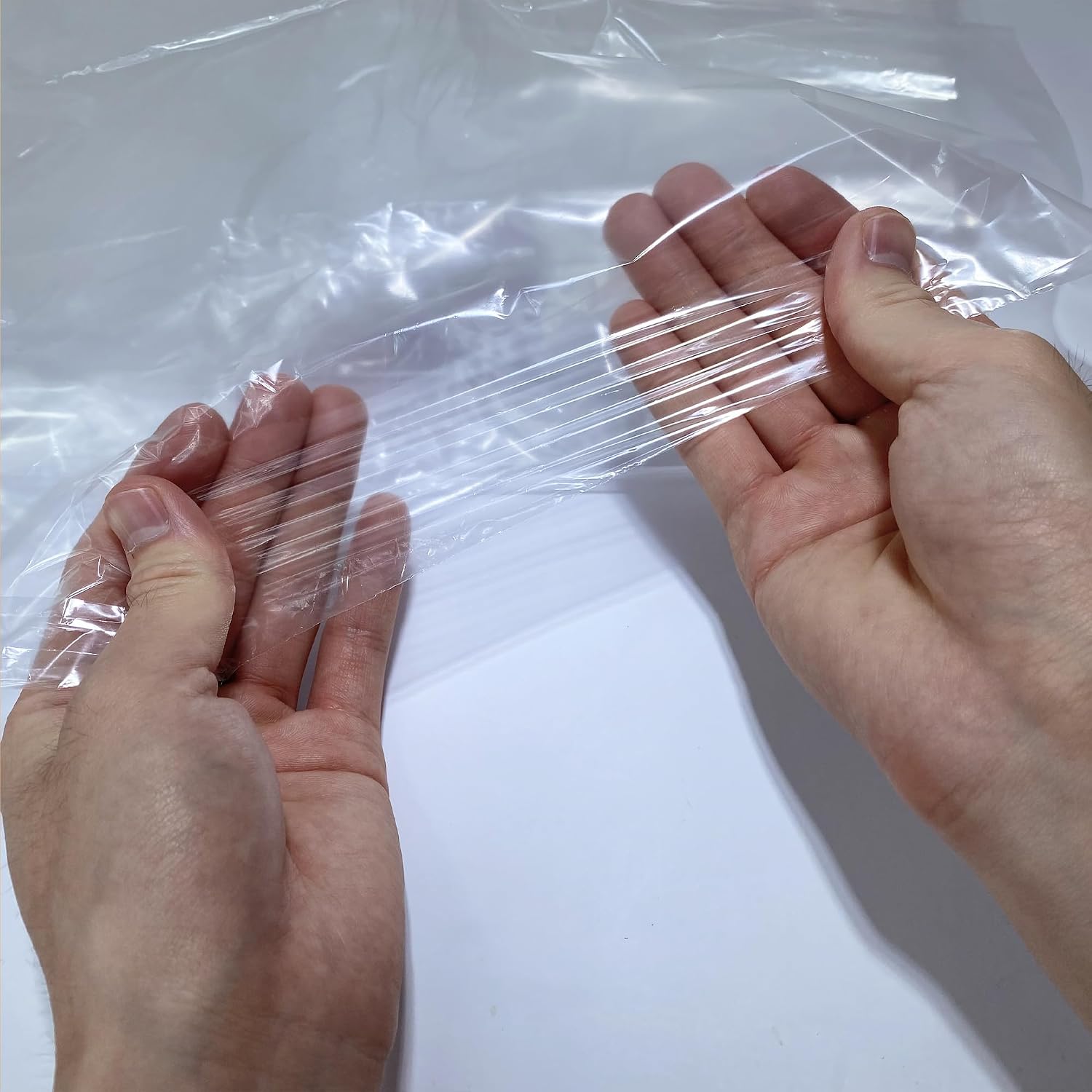 60inch Dry Cleaning Bag - 50pcs Extra Long Plastic Clear Dress Bags for Gowns, Disposable Garment Bags for Hanging Clothes