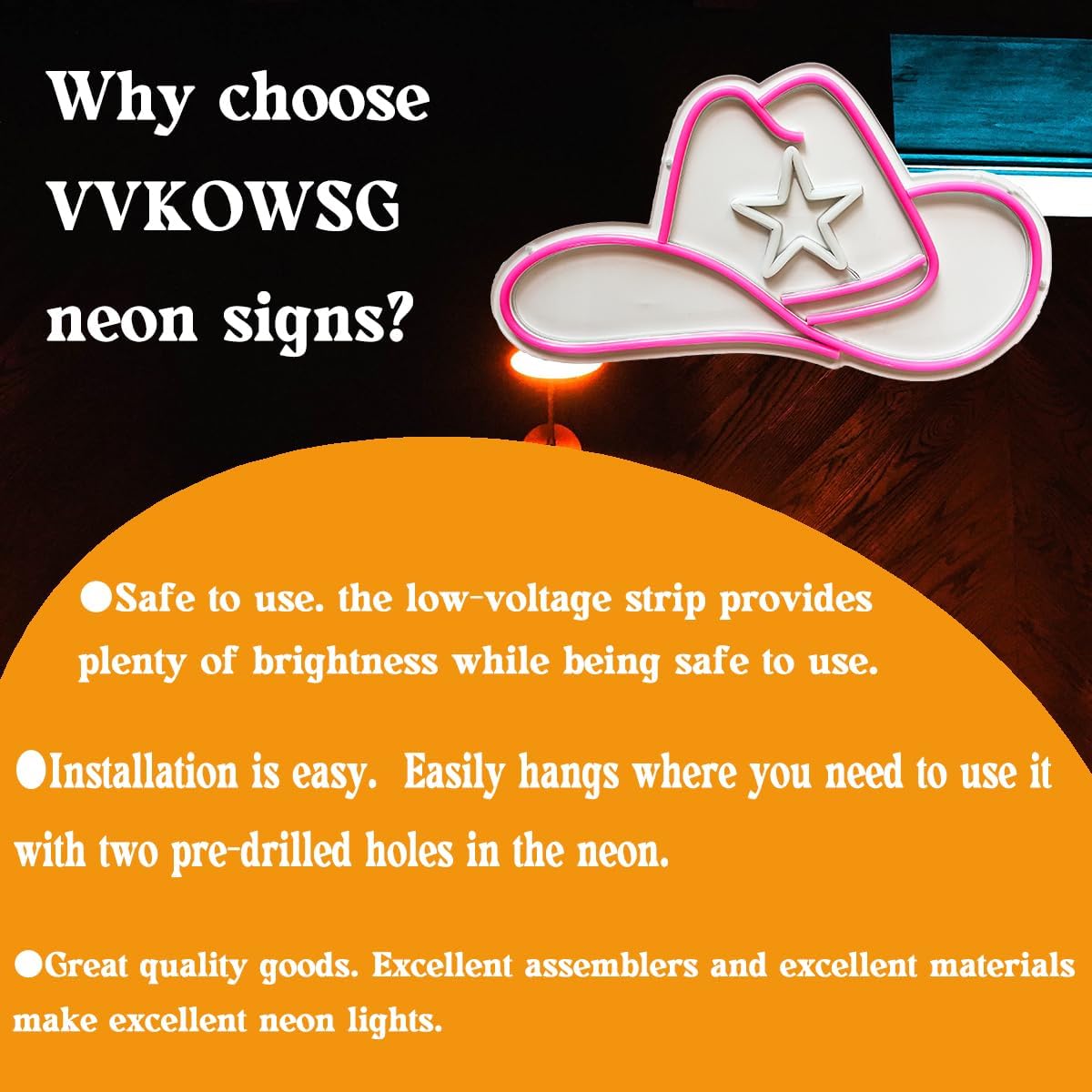 Cowgirl Hat LED Neon Sign Super Bright Acrylic Dimmable Cowboy Led Light Cowgirl Neon Light Hat Neon Sign for Shop Window Store Display Beer Bar Nightclub Grand Opening Gift (Pink hat)