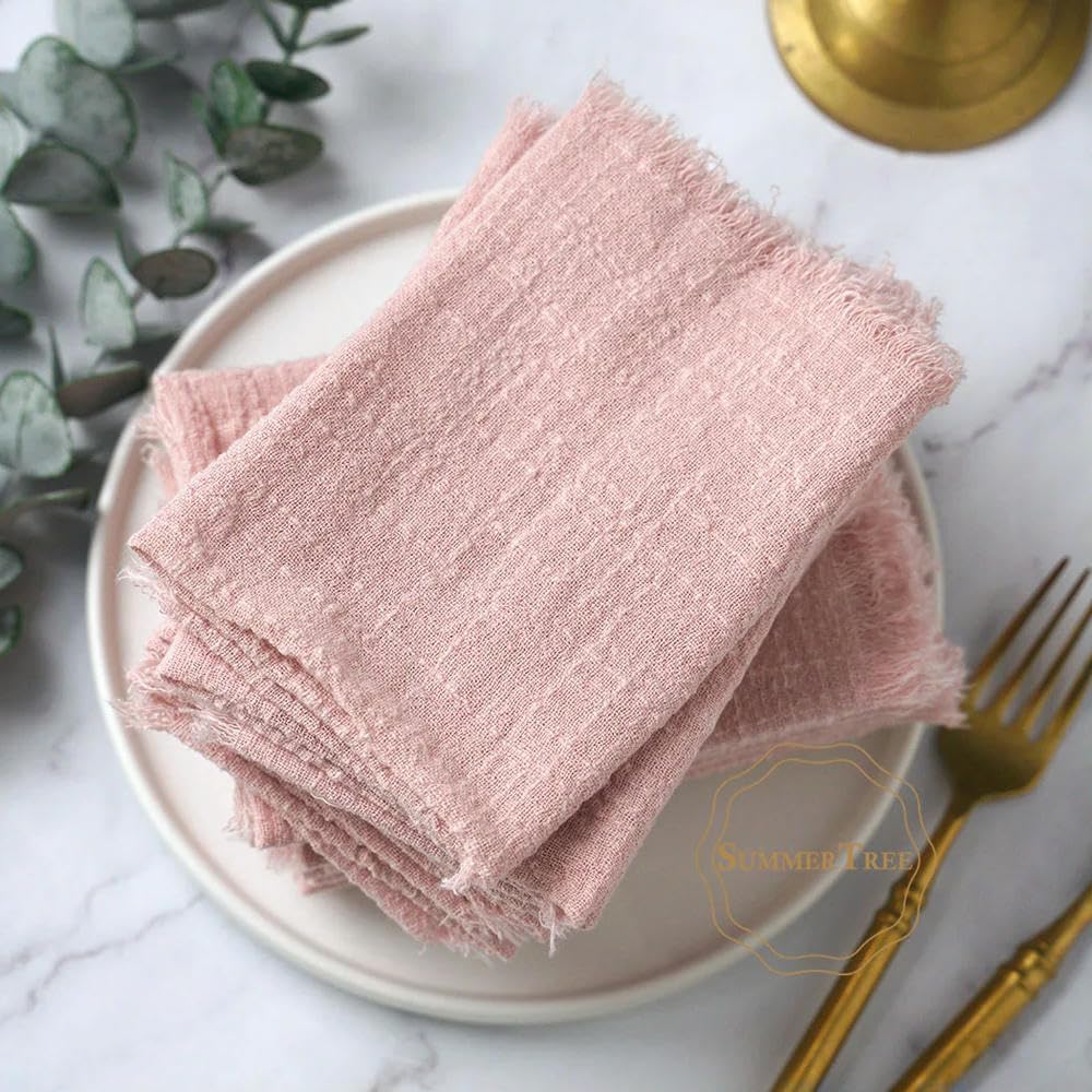 50 sztuk serwetek z gazy bawełnianej w stylu retro, serwetki na wesela w stylu vintage, na przyjęcia, bankiety, dekoracja stołu bożonarodzeniowego, 50 sztuk