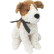 MON AMI Jacques The Jack Russell Plush Dog | 12 Inch Soft Stuffed Animal Toy | Adorable Puppy Plush for All Ages | Cute Plushie Gift & Room Decor Companion
