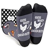 Chicken Gift Ideas Socks - Chicken Rooster Sloth Gifts for Women Men Novelty Sloth Socks