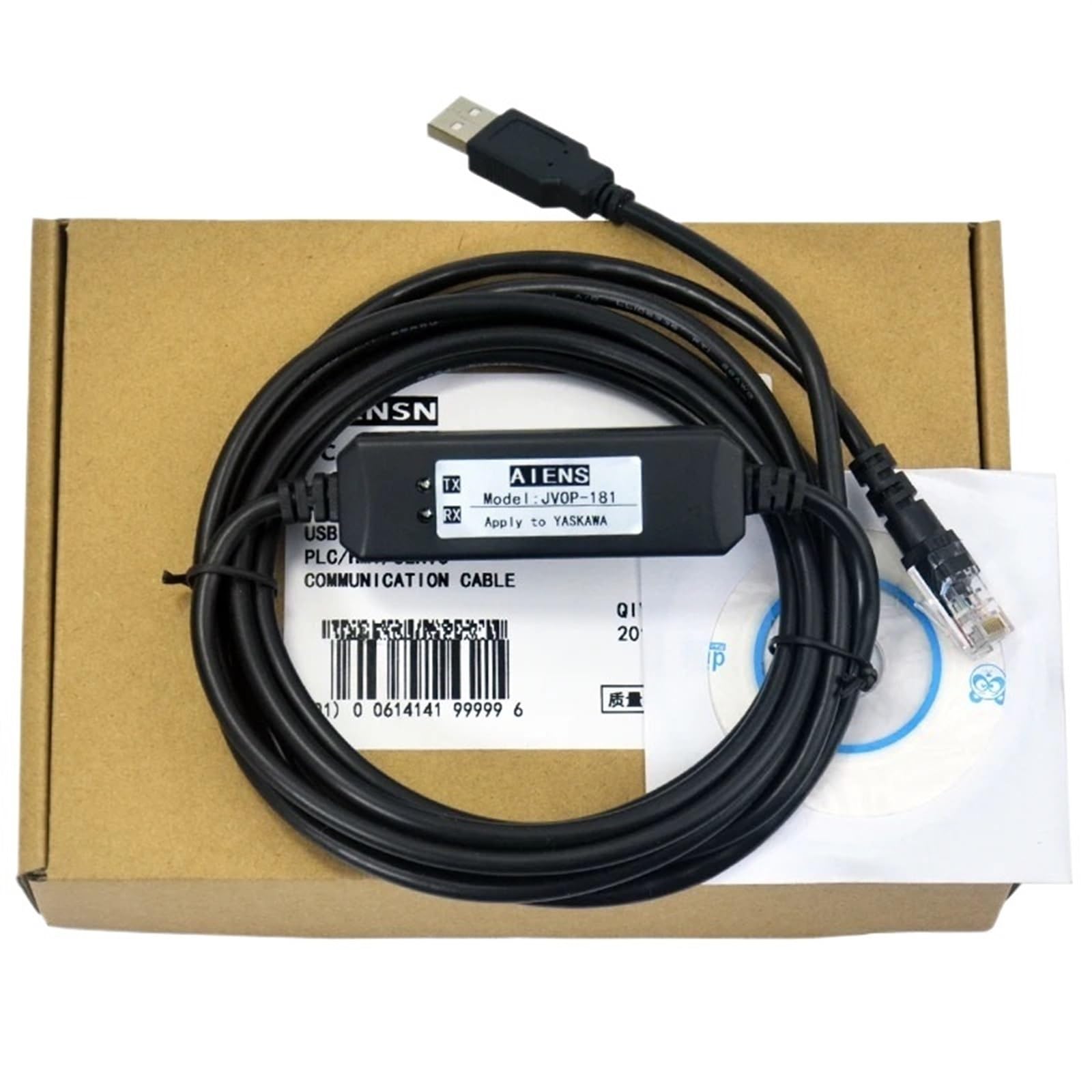 Câble JVOP-181 transmission stable pour programmation d'onduleur V1000 A1000 - 2