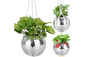 1/2/3pcs Disco Ball Planter Hanging Pots