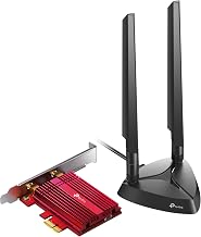 TP-Link Archer TXE75E Wi-Fi 6E WLAN PCIe Network Card with Bluetooth 5.2, 5400 Mbps, WPA3, Inter Chipset with 2 Detachable Antennas, Win 11/10