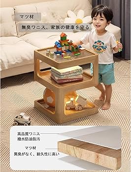 Amazon.co.jp: [SAQIANRE］ ナイトテーブル サイドテーブル ベッド横