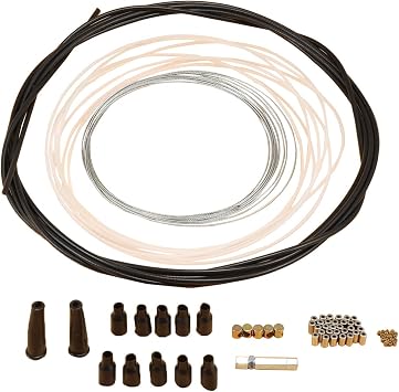 5 Metres Motorcycle DIY Throttle Cable Kit Nipples Ferrules For Pit Dirt Bike | For pit bikes and dirt bikes
