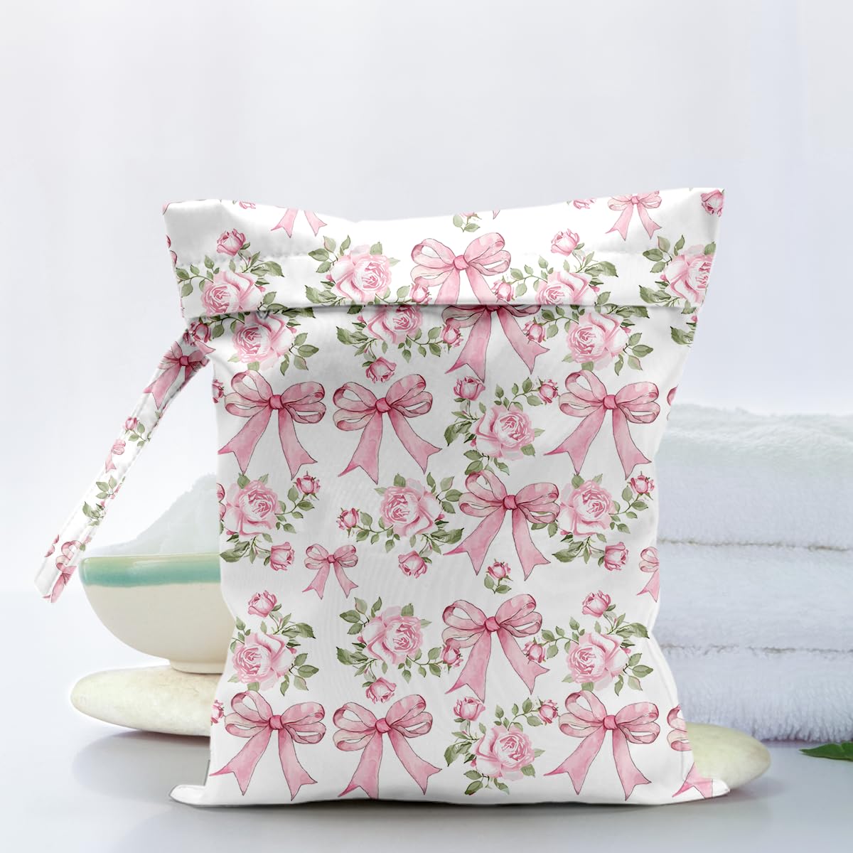 Bolsa impermeable para pañales de tela húmeda y seca, reutilizable, para viajes, playa, piscina, guardería, artículos sucios, para yoga, gimnasio, para trajes de baño, bolsas de ropa húmeda