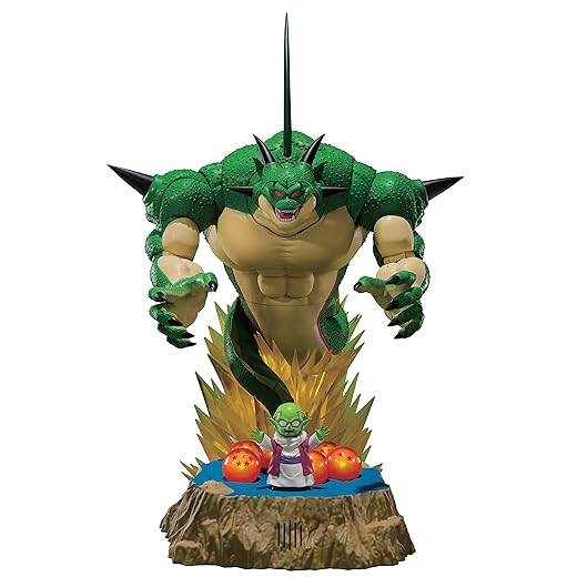 MERCHANDISING LICENCE Tamashii Nations Z Porunga & Dende Luminous Dragon Ball Set (Come Forth, Shenron), Bandai Spirits S.H.Figuarts, Polivinil cloruro, acrilonitrile butadiene stirene, One Size