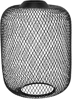 Gadpiparty Hollow Out Lamp Shade Metal Wire Cage Lamp Guards Mesh Pendant Light Shade Light Bulb Cage Cover Ceiling Light Cover Farmhouse Light Fixture for Home Kitchen