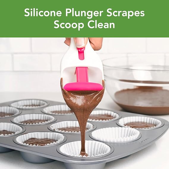 Tovolo Cupcake Scoop, White and Pink