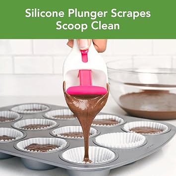 Tovolo Cupcake Scoop, White and Pink