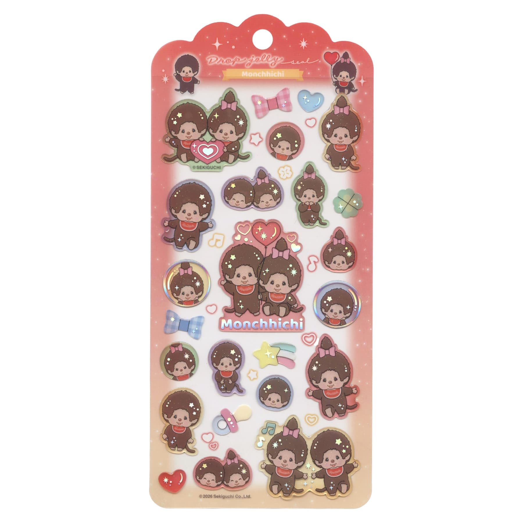 Amazon.co.jp: クラックス正規品 Monchhichi ドロップジェリーシール
