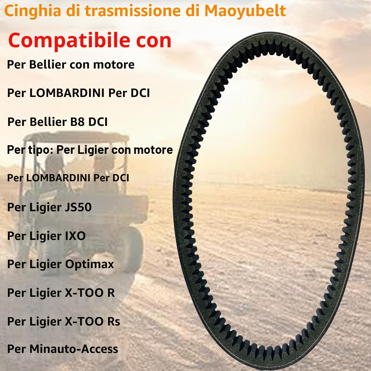 Drive Belt Cinghia Trasmissione Per Bellier Per JADE B8 Per Ligier Per JS50 Per IXO Per X-TOO Per Rs EPCOUR040 BD522167 EPCOUR041 BD522177 AD52-2179-S Transmission belts